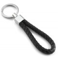 160001-Leather- braided- nickel-mirror-polished-black