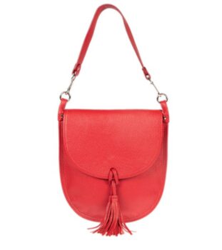 Γυναικεία Δερμάτινη Τσάντα Ώμου/Χιαστί KRS ΔΕ-301